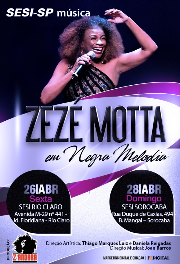 Zezé Motta e sua “Negra Melodia”