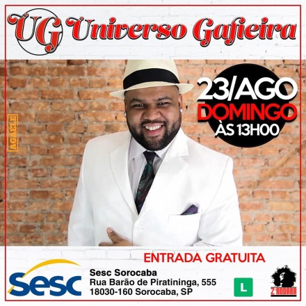 Universo Gafieira | 23/agosto/2015 às 13h00 | Sesc Sorocaba