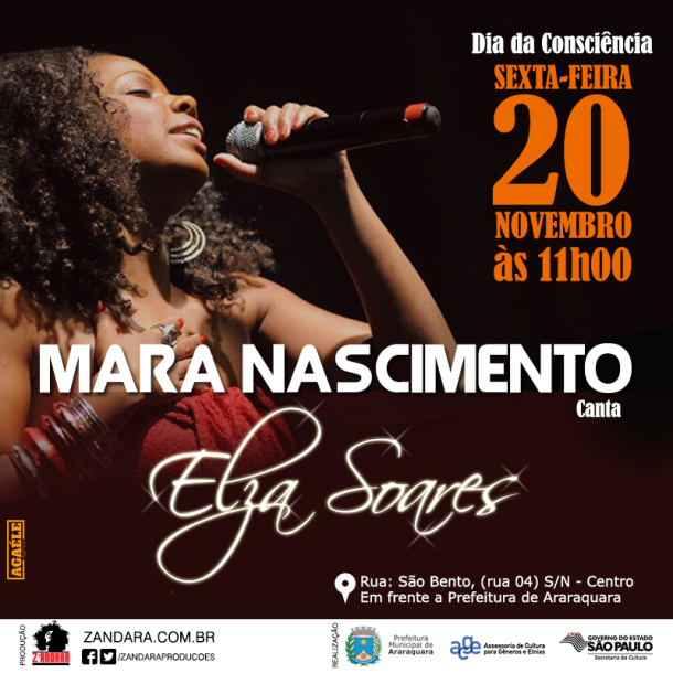 Mara Nascimentol | 20/novembro/2015 às 11h00 | Dia da Consciência – Araraquara