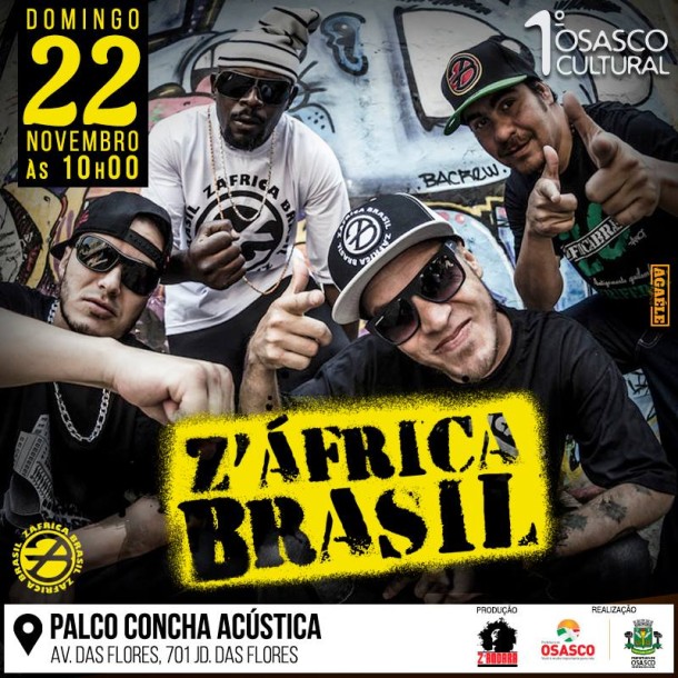 Z’África Brasil | 22/novembro/2015 às 10h00 | Osasco Cultural