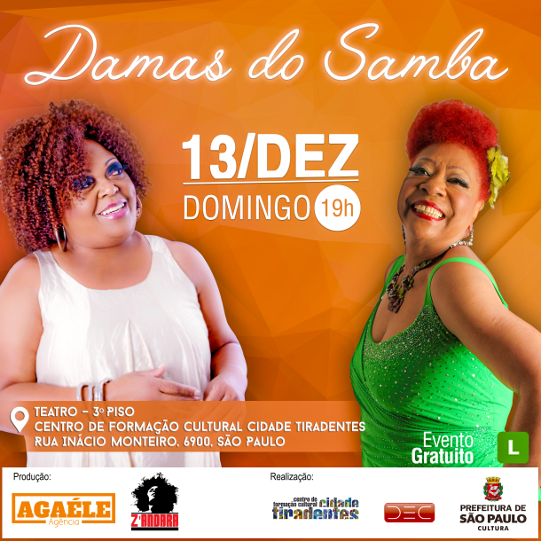 Damas do Samba | 13/dezembro/2015 às 20h00 | Centro Cultural Tiradentes